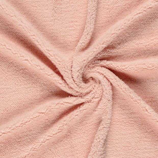 Sherpa Fleece fabrik Lachsfarbe 