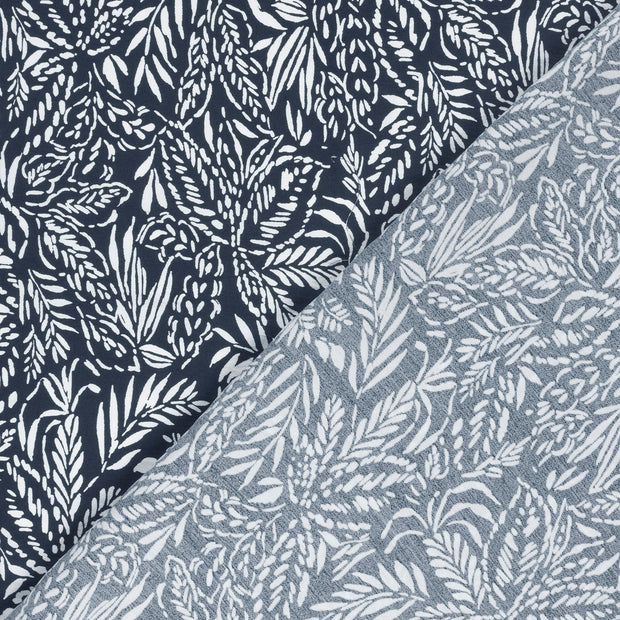 Viscose Nylon Crepe tela Hojas estampado 