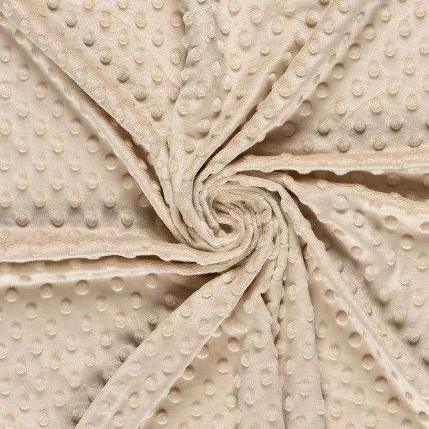 Minky fabrik Beige 
