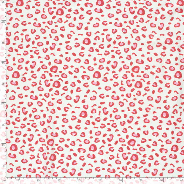 Jersey tissu Panther Blanc cassé