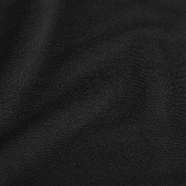Heavy Knit fabric Unicolour Black