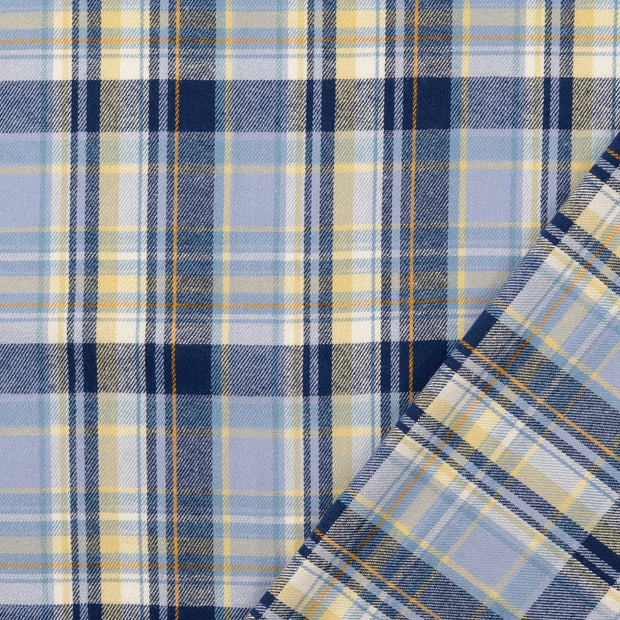 Flanell fabrik Babyblau gebürstet 