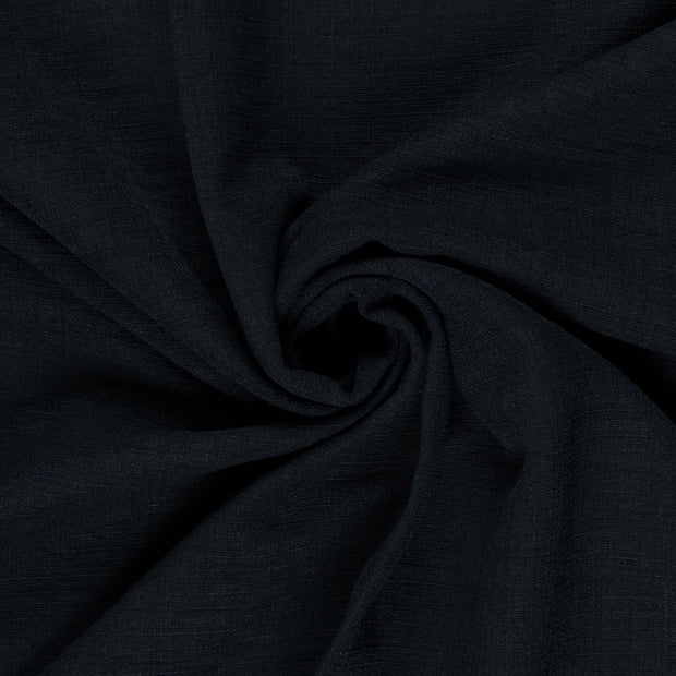 Aspecto lino tela Unicolor Azul marino