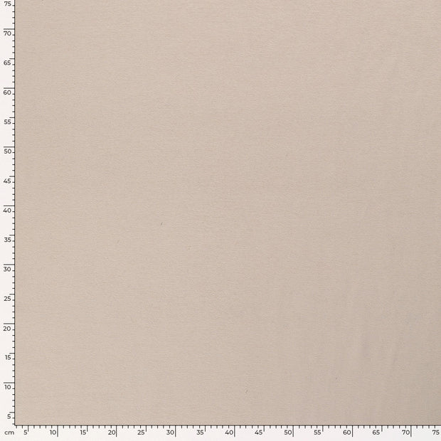 Alphen Fleece fabric Unicolour Beige