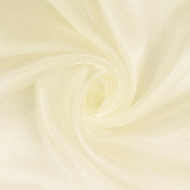 Organza stof Ivoor 