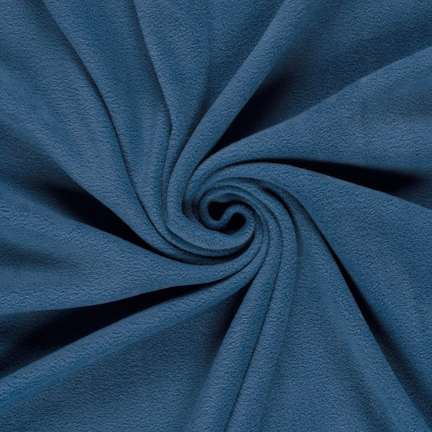Polar Fleece fabric Indigo brushed 