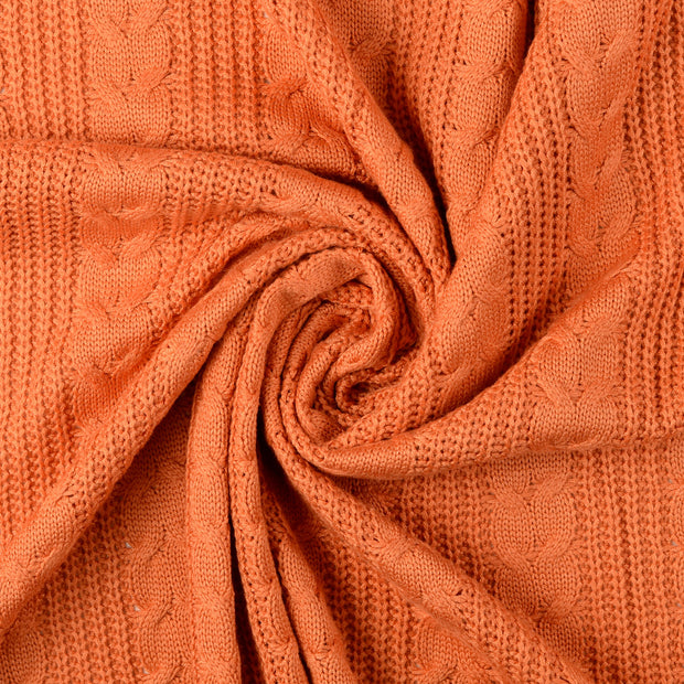 Heavy Knit fabrik Apricot 