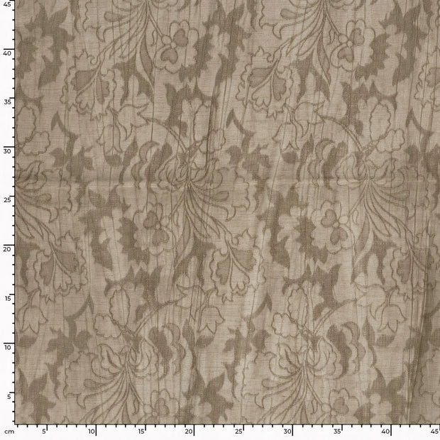  fabric Unicolour Brown Taupe