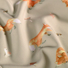 Softshell digitaal bedrukt Beige