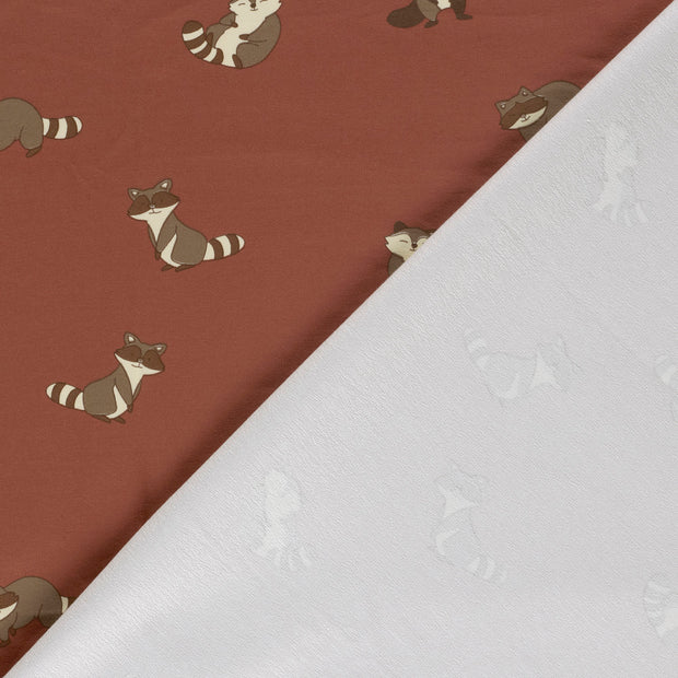 French Terry fabric Animals printed 