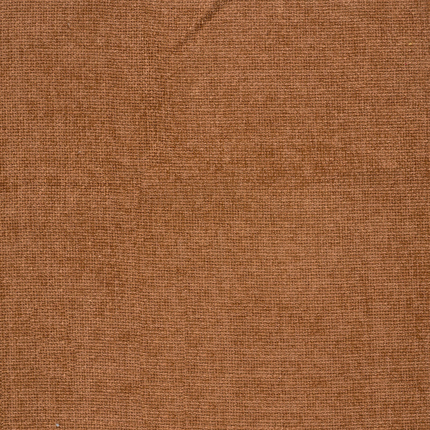 Chenille fabric Brique matte 