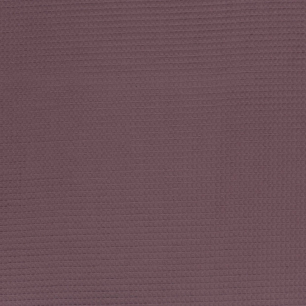 Piqué tipo gofre tela Mauve mate 