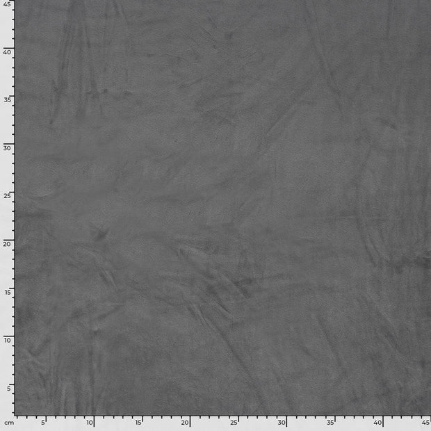 Supersoft Velvet fabric Unicolour Dark Grey