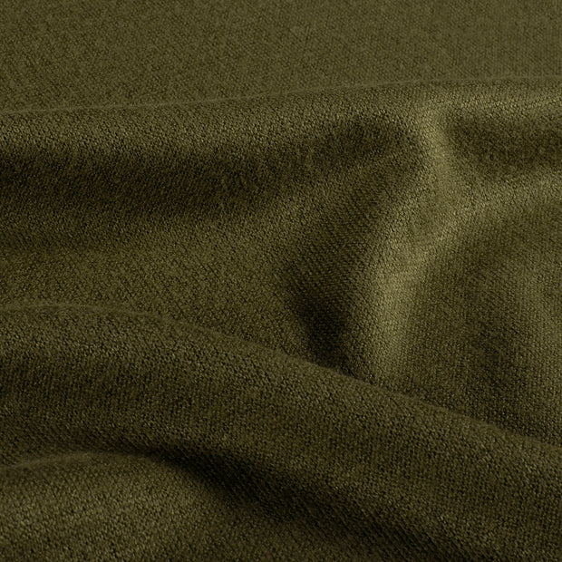 Heavy Knit fabric Melange Khaki Green