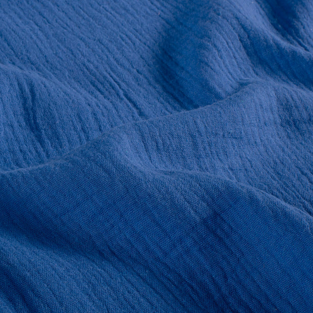 Muslin fabric Unicolour Cobalt