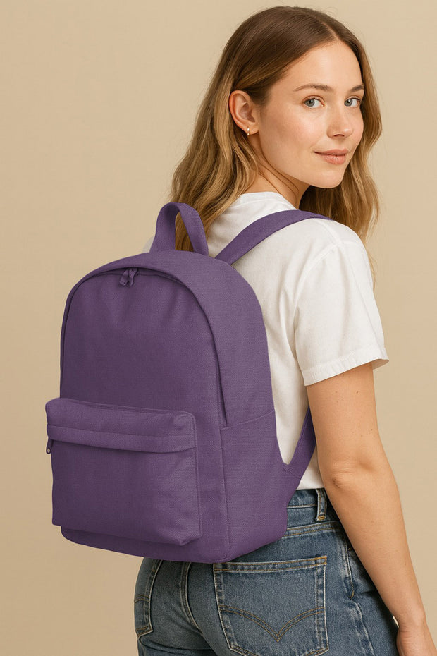 Canvas stof Effen Magenta