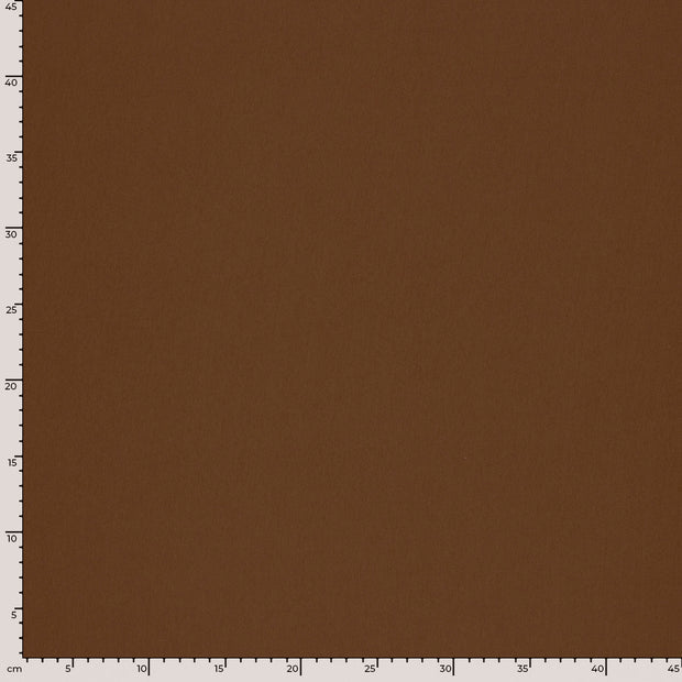 Crepe fabric Unicolour Brown