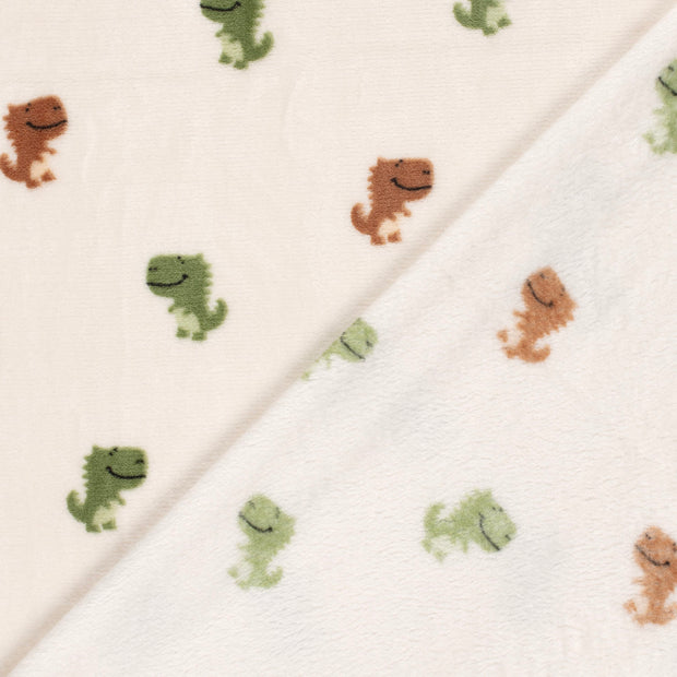 Wellness Fleece fabrik Krokodile bedruckt 