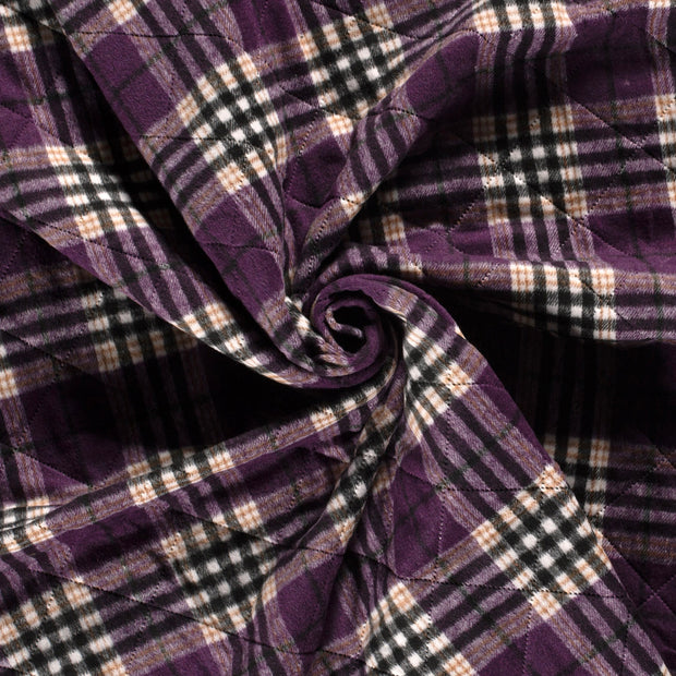 Jacquard fabrik Magenta gesteppt 