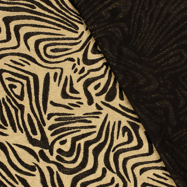 Jacquard fabric Abstract Lurex 