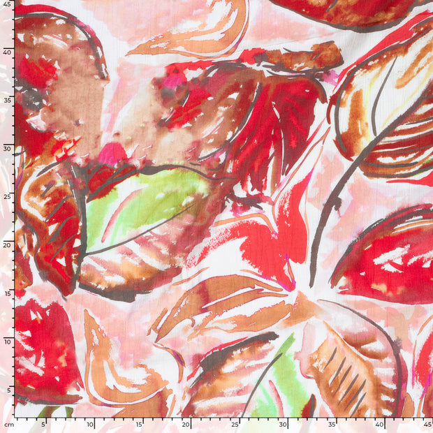  fabric Abstract Red