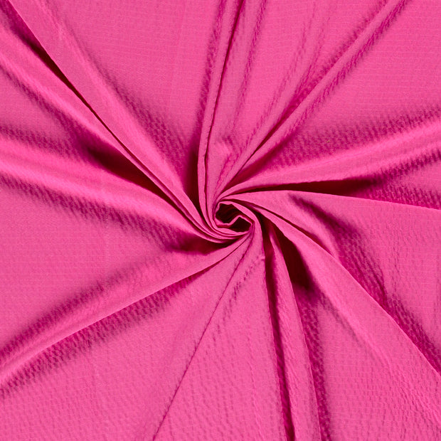 Viscose Bubble stof Fuchsia 