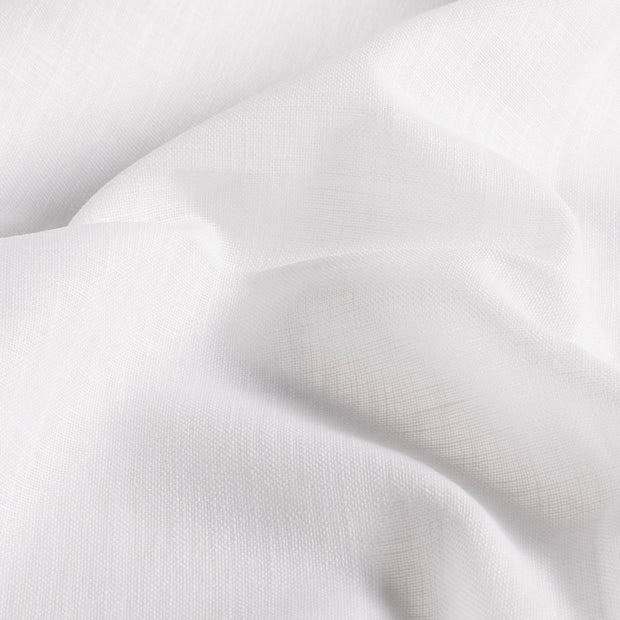 Woven Polyester tela Unicolor Blanco