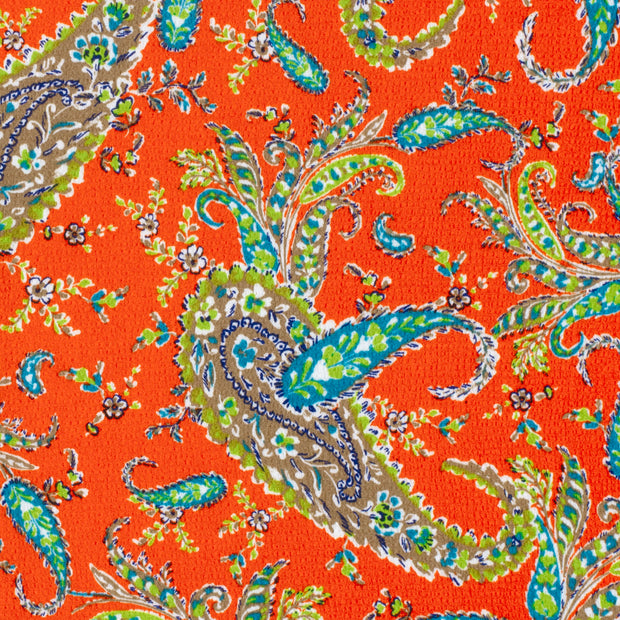 Polyester Bubble tela Cachemira Rojo
