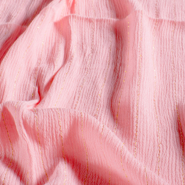 Crepe fabric Unicolour Pink