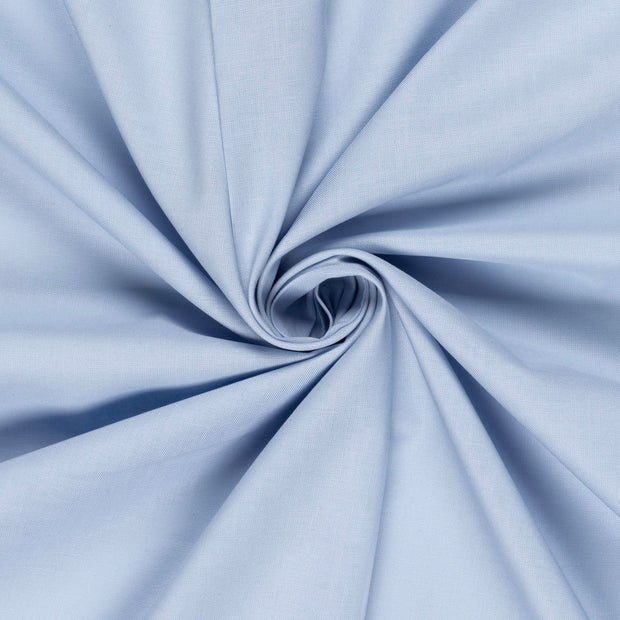 Cretonne Premium tissu Unicolore Bleu clair