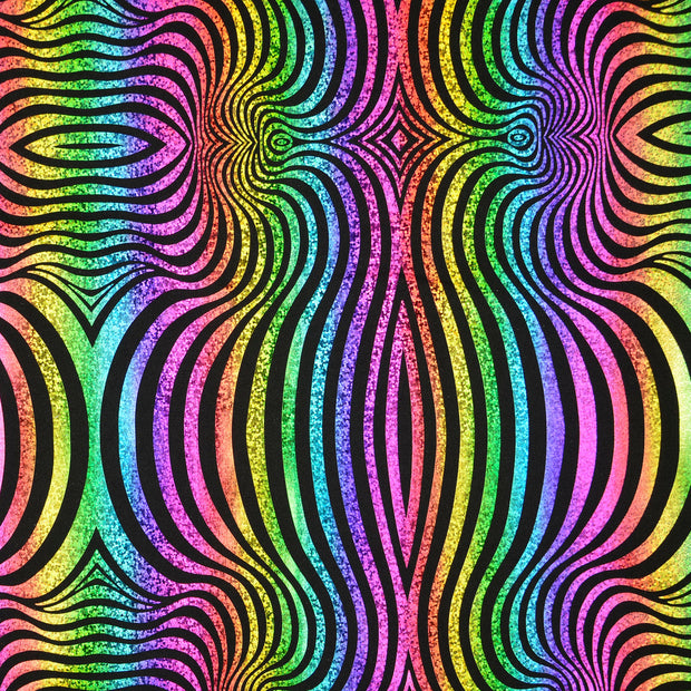 Jersey fabric Stripes Multicolor