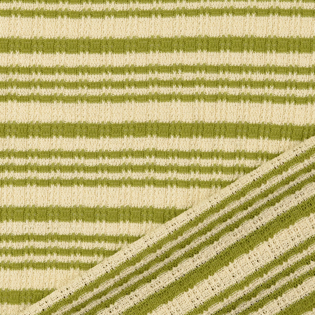 Heavy Knit fabrik Grün 
