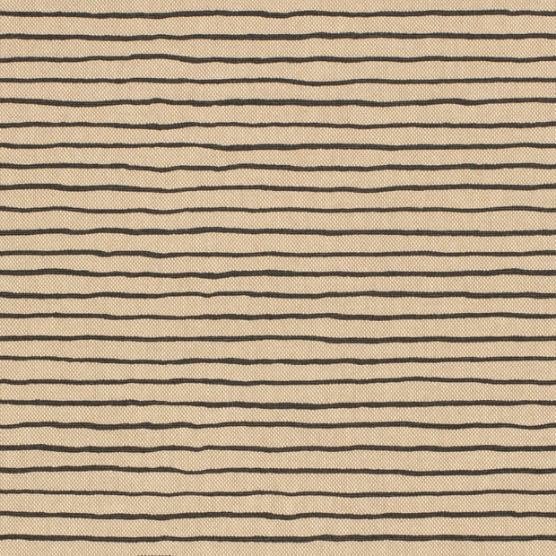 Linen Look fabric Stripes Beige