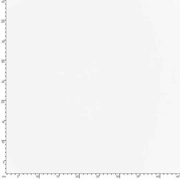 Flannel fabric Unicolour Optical White