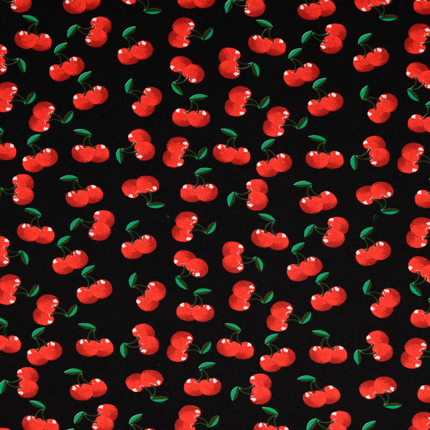 Jersey fabric Black 