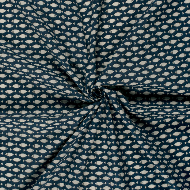 Voile fabric Indigo 