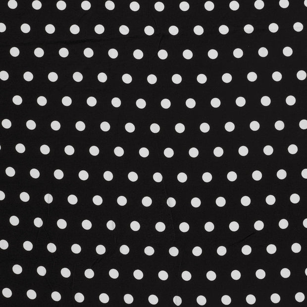 Viscose Vortex Jersey fabric Black matte 