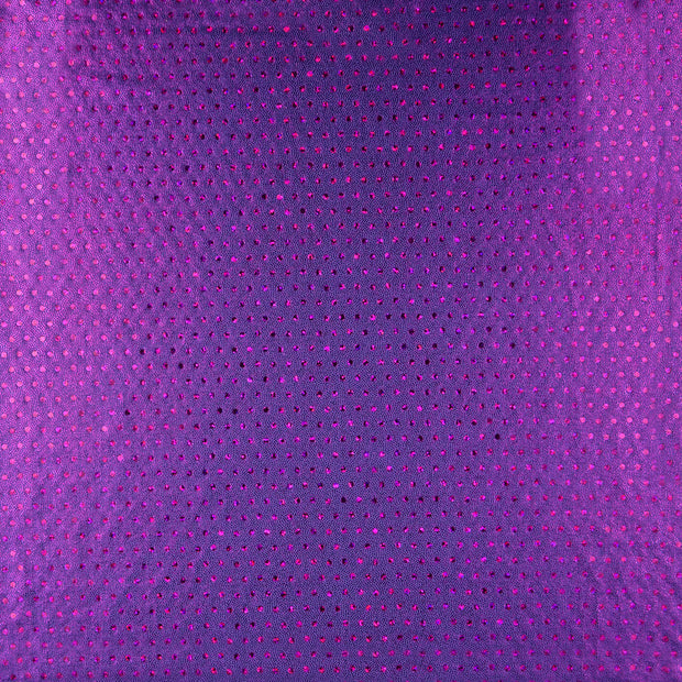 Polyester Jersey fabric Dots Lila