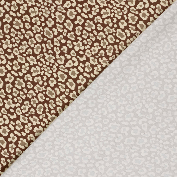 Jersey fabric Leopards printed 
