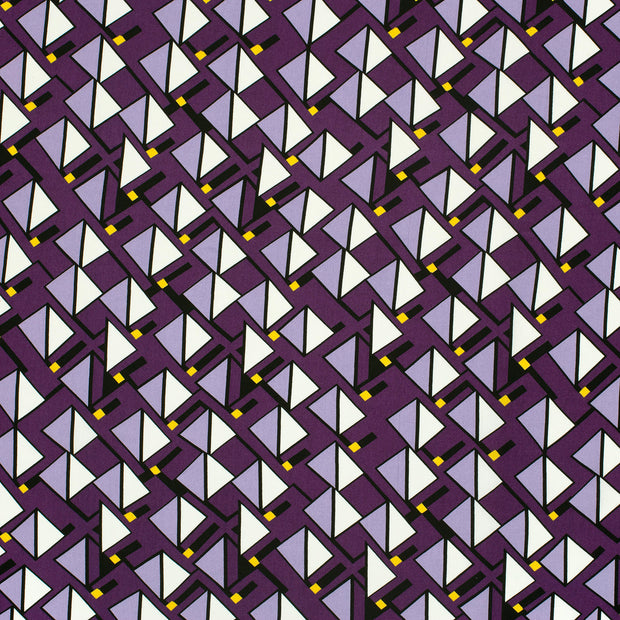 Viscose Poplin fabric Purple 