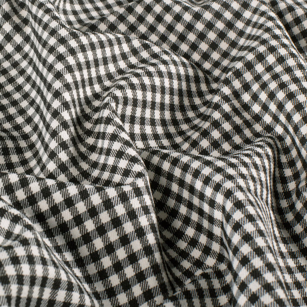 Bengaline stof Abstract Zwart