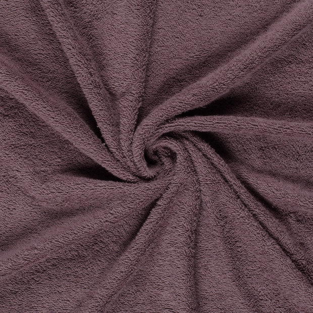 Frotté tissu Mauve 
