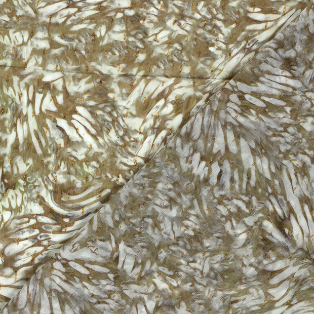 Chiffon fabric Glitter digital printed 