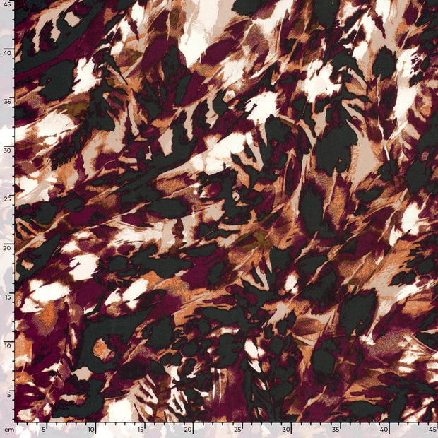 Woven Polyester tela Abstracto Rosa