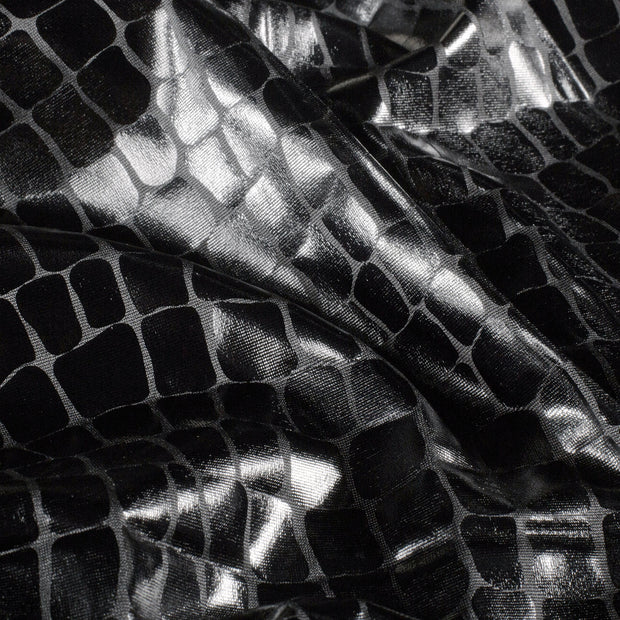 Lamé fabric Black bicolour 