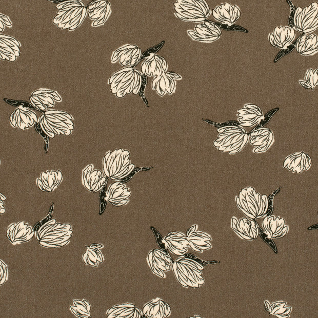 Borken Crepe tissu fleurs Rose clair