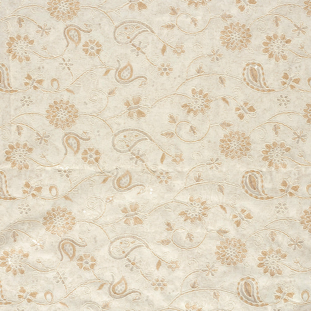 Jacquard fabric Beige sparkling 