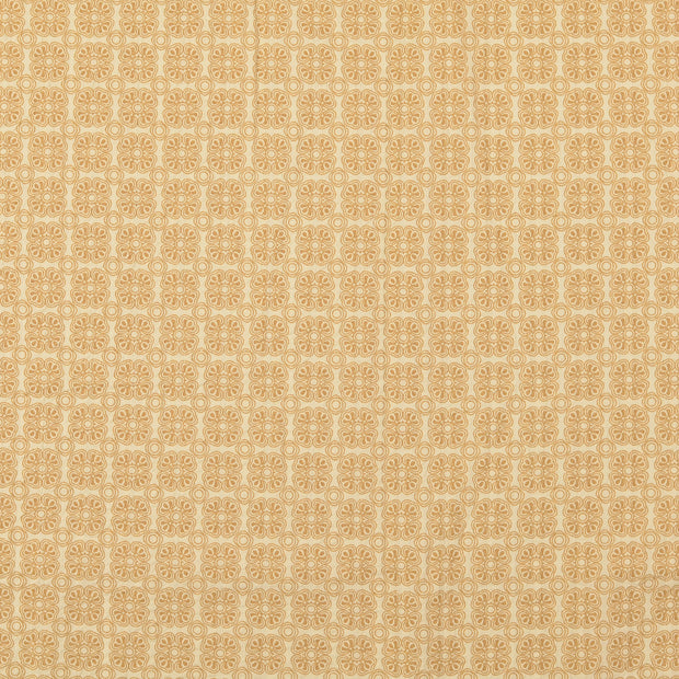 Seersucker fabrik Geometrische Beige