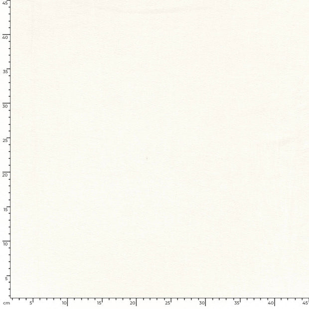 Stretch terry fabric Unicolour Off White