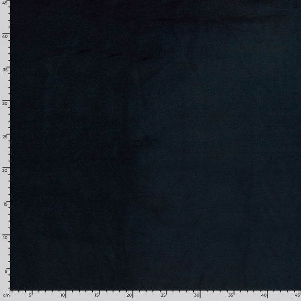 Velours fabric Unicolour Navy